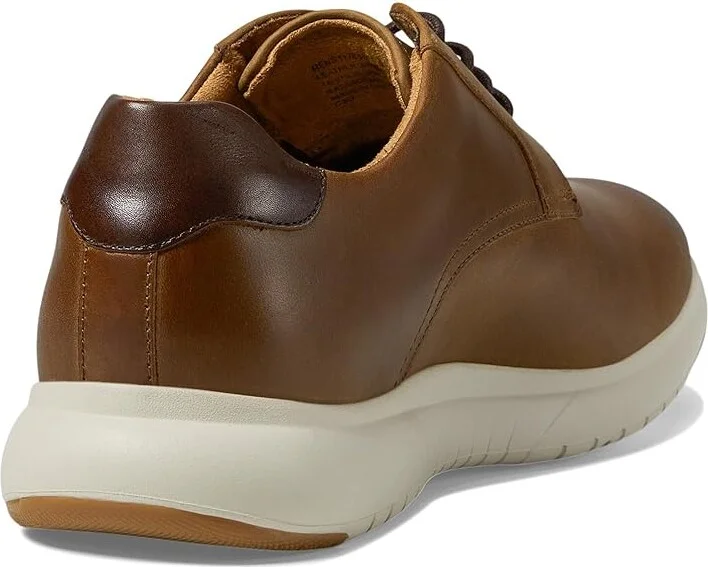 Florsheim Dash Plain Toe Oxford Men's Lace Up Wing Tip Shoes Brown Crazy Horse : 12 W (3E), Leather - Image 4