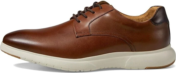 Florsheim Dash Plain Toe Oxford Men's Lace Up Wing Tip Shoes Cognac : 8.5 M (D), Leather - Image 6