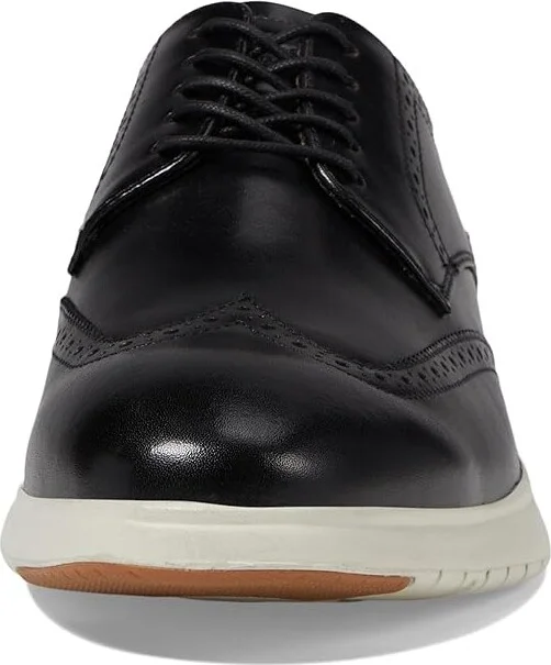 Florsheim Dash Wing Tip Sneaker Sole Oxford Men's Shoes Black Smooth Leather/White Sole : 9 M (D) - Image 5