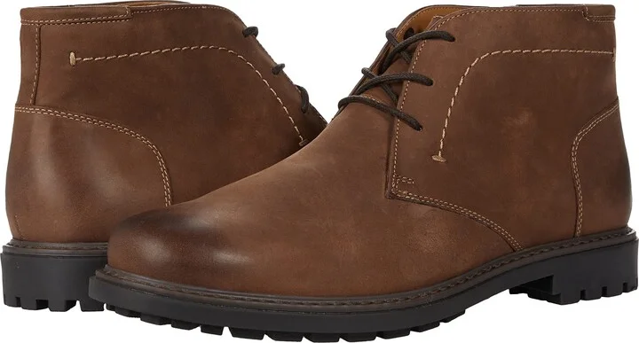 Florsheim Field Plain Toe Chukka Boot Brown Crazy Horse 11 D (M)