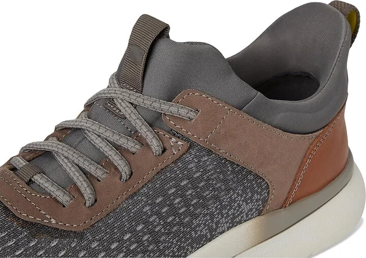 Florsheim Fleet Knit Elastic Lace Sneakers Men's Shoes Gray : 10 M (D), Leather - Image 7