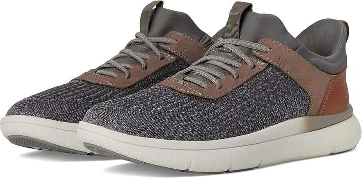 Florsheim Fleet Knit Elastic Lace Sneakers Men's Shoes Gray : 10 M (D), Leather