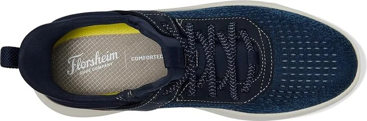 Florsheim Fleet Knit Elastic Lace Sneakers Men's Shoes Navy : 12 M (D), Leather - Image 2