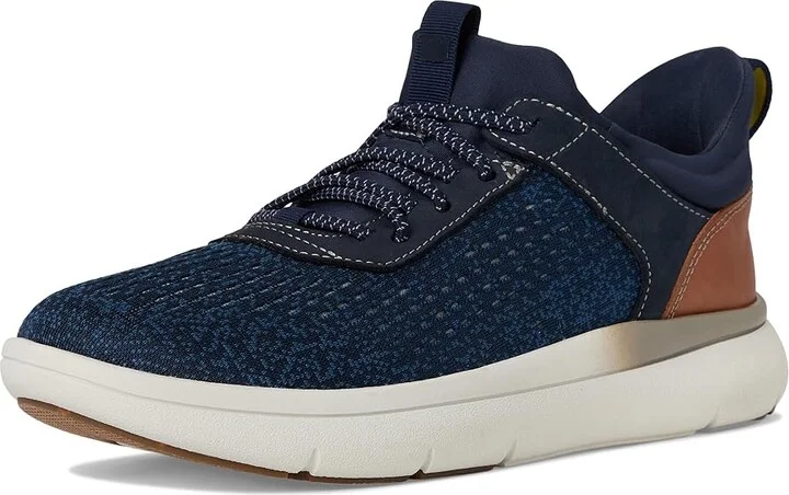 Florsheim Fleet Knit Elastic Lace Sneakers Men's Shoes Navy : 12 M (D), Leather - Image 5