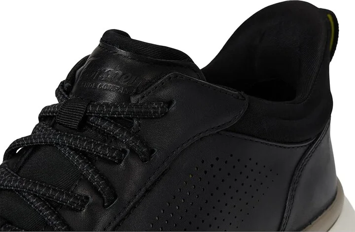 Florsheim Fleet Perf Toe Elastic Lace Sneakers Men's Shoes Black : 8.5 W (3E), Leather - Image 7