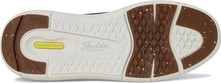 Florsheim Fleet Perf Toe Elastic Lace Sneakers Men's Shoes Brown Crazy Horse : 12 M (D), Leather - Image 3