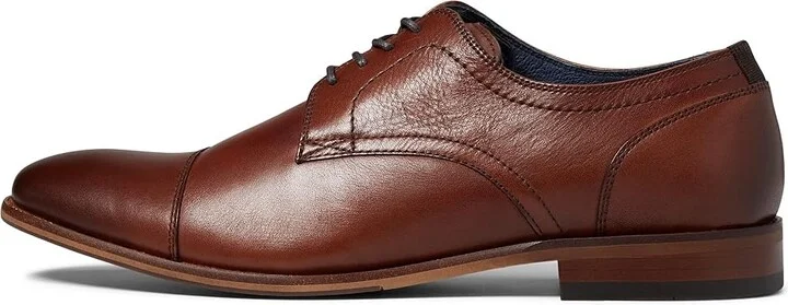 Florsheim Flex Cap Toe Oxford Men's Shoes Cognac Smooth Leather : 7 M (D) - Image 5