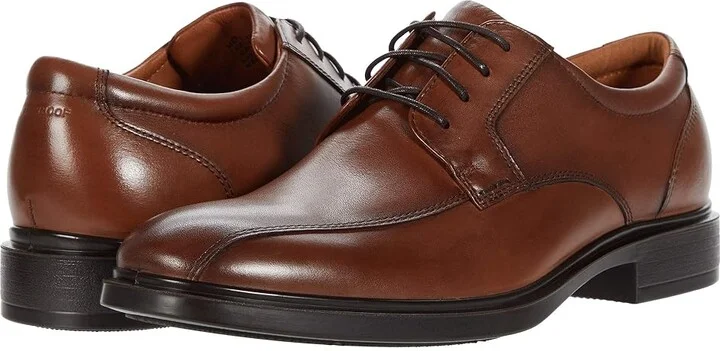 Florsheim Forecast Waterproof Bike Toe Oxford Men's Shoes Cognac Smooth : 7 M (D), Leather