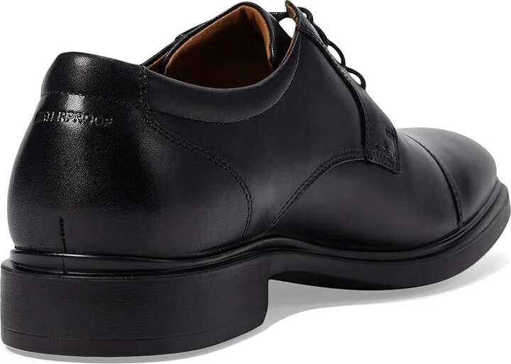 Florsheim Forecast Waterproof Cap Toe Oxford Men's Shoes Black Smooth : 7 M (D), Leather - Image 4