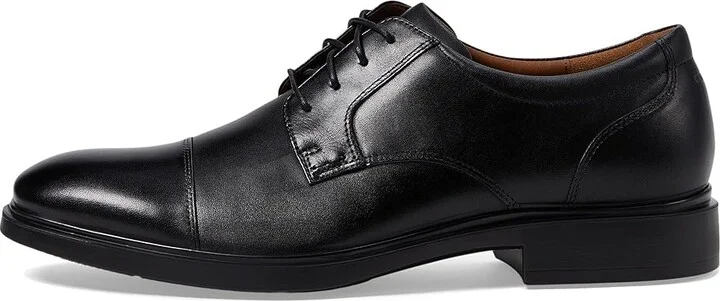 Florsheim Forecast Waterproof Cap Toe Oxford Men's Shoes Black Smooth : 7 M (D), Leather - Image 6