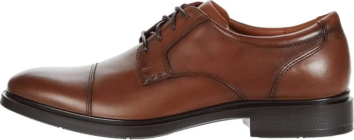 Florsheim Forecast Waterproof Cap Toe Oxford Men's Shoes Cognac Smooth : 8 M (D), Leather - Image 6