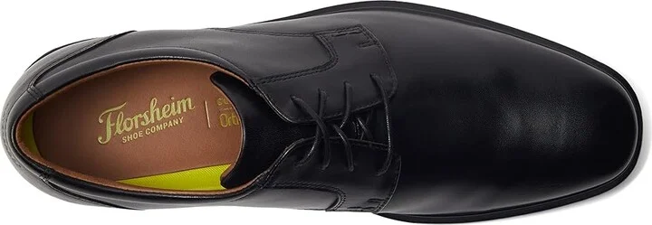 Florsheim Forecast Waterproof Plain Toe Oxford Men's Shoes Black Smooth : 7 M (D), Leather - Image 2