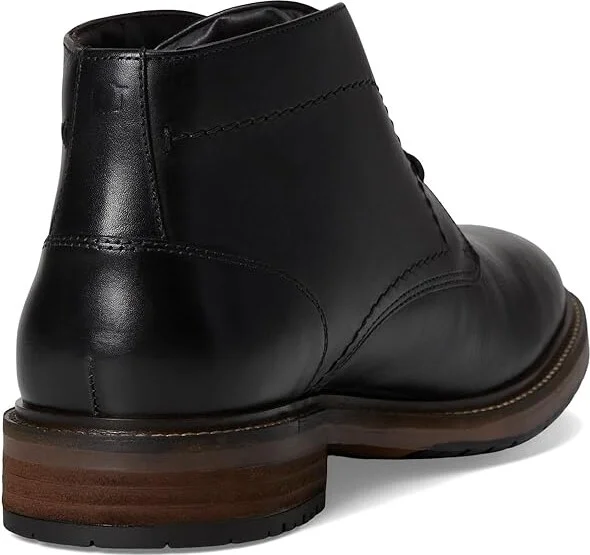 Florsheim Forge Plain Toe Chukka Men's Boots Black : 7 W (3E), Leather - Image 4