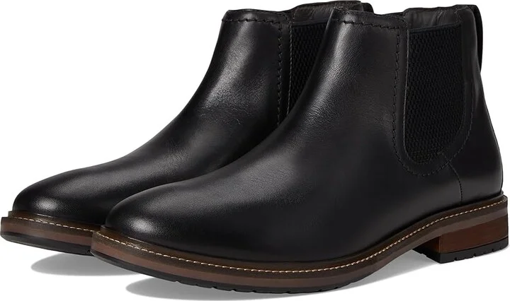 Florsheim Forge Plain Toe Gore Boot Men's Boots Black : 7 W (3E), Leather