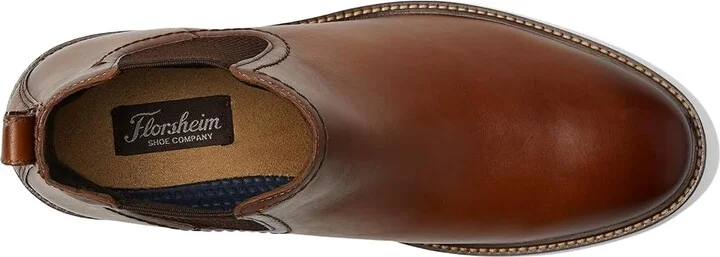 Florsheim Forge Plain Toe Gore Boot Men's Boots Cognac : 7 W (3E), Leather - Image 2