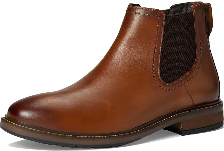 Florsheim Forge Plain Toe Gore Boot Men's Boots Cognac : 7 W (3E), Leather - Image 5