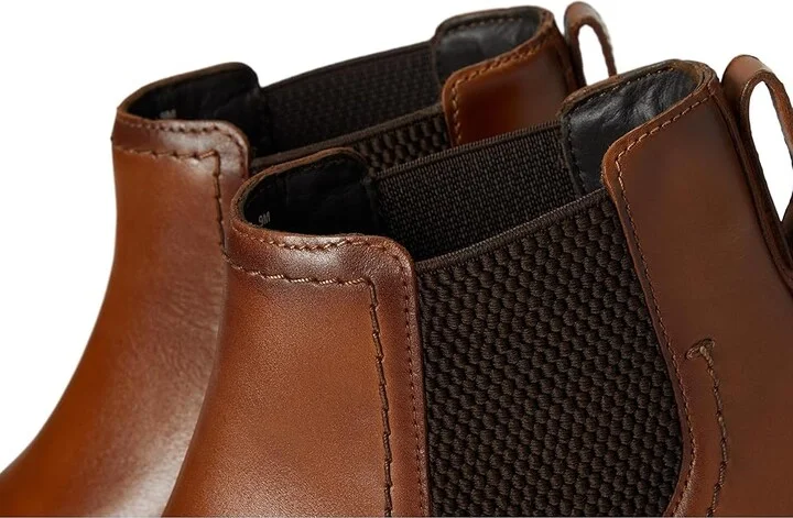 Florsheim Forge Plain Toe Gore Boot Men's Boots Cognac : 7 W (3E), Leather - Image 7