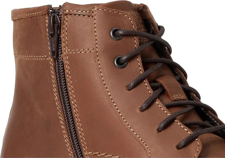 Florsheim Forge Plain Toe Lace Boot Men's Boots Brown Crazy Horse : 9 M (D), Leather - Image 2