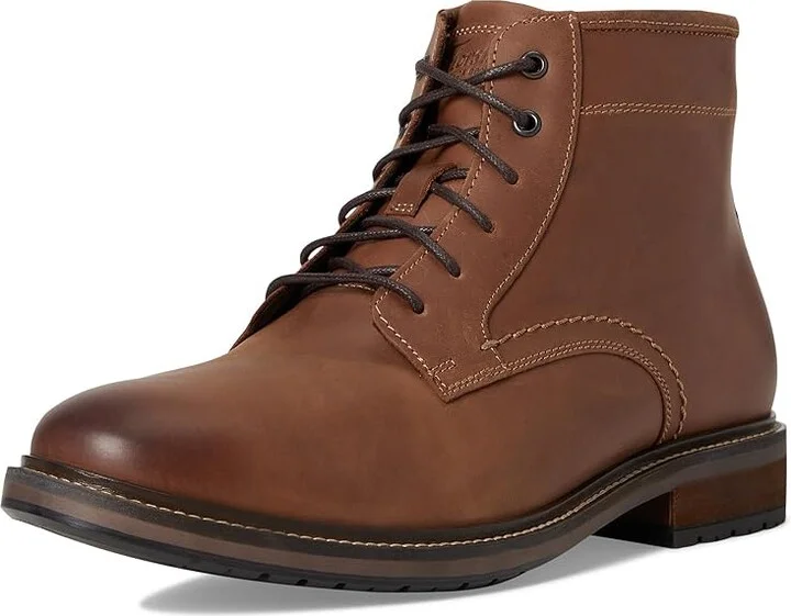 Florsheim Forge Plain Toe Lace Boot Men's Boots Brown Crazy Horse : 9 M (D), Leather - Image 5