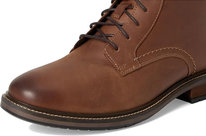 Florsheim Forge Plain Toe Lace Boot Men's Boots Brown Crazy Horse : 9 M (D), Leather - Image 7