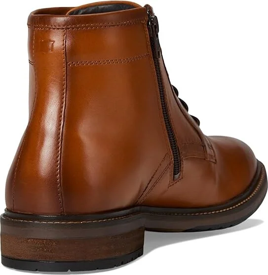 Florsheim Forge Plain Toe Lace Boot Men's Boots Cognac : 7 W (3E), Leather - Image 4
