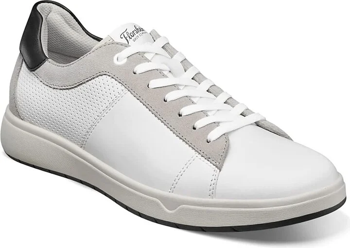 Florsheim Heist Lace to Toe Sneaker Mens Oxford 9 2E US White