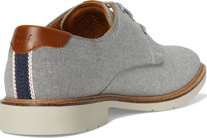 Florsheim Herington Canvas Plain Toe Oxford Men's Shoes Gray : 9.5 M (D), Canvas/Rubber - Image 4