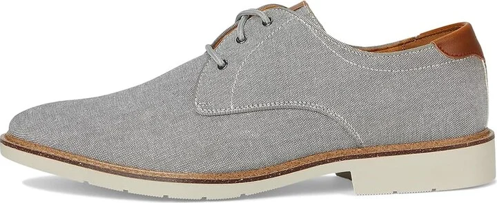 Florsheim Herington Canvas Plain Toe Oxford Men's Shoes Gray : 9.5 M (D), Canvas/Rubber - Image 6