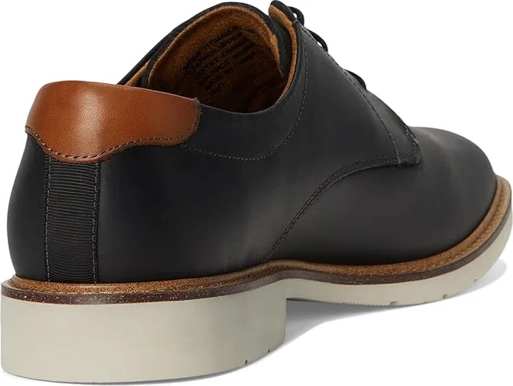 Florsheim Herington Plain Toe Oxford Men's Shoes Black Crazy Horse : 7 M (D), Leather/Rubber - Image 4