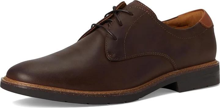 Florsheim Herington Plain Toe Oxford Men's Shoes Brown Crazy Horse : 8 M (D), Leather/Rubber - Image 5
