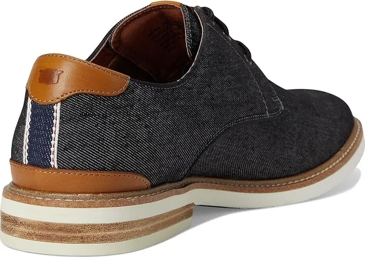 Florsheim Highland Canvas Plain Toe Oxford Men's Shoes Blalck Canvas/White Sole : 7 M (D) - Image 5