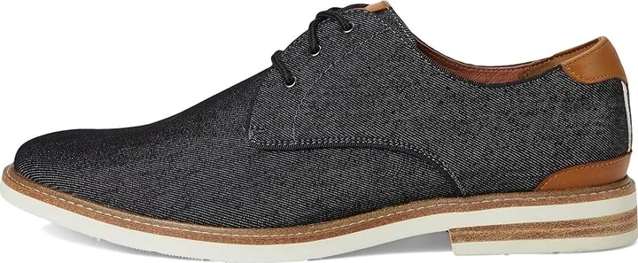Florsheim Highland Canvas Plain Toe Oxford Men's Shoes Blalck Canvas/White Sole : 7 M (D) - Image 7