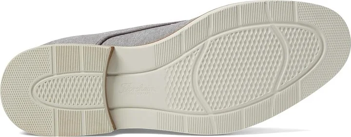 Florsheim Highland Canvas Plain Toe Oxford Men's Shoes Gray Canvas/White Sole : 7 M (D) - Image 4