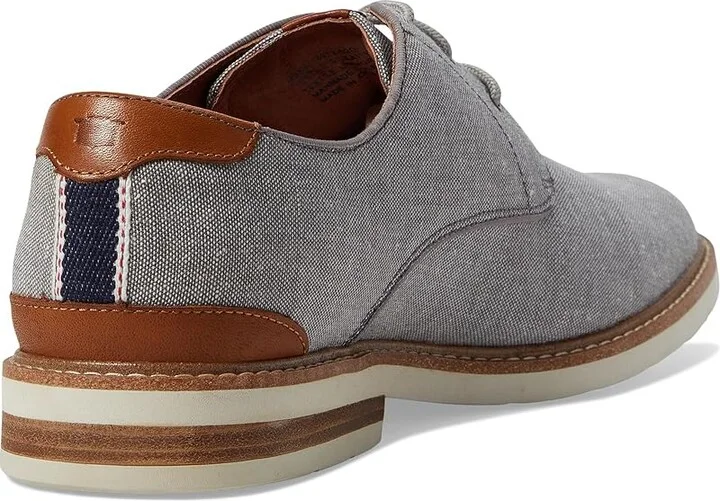 Florsheim Highland Canvas Plain Toe Oxford Men's Shoes Gray Canvas/White Sole : 7 M (D) - Image 5