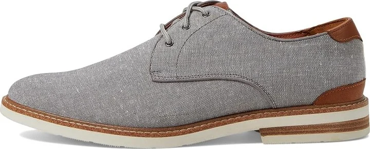 Florsheim Highland Canvas Plain Toe Oxford Men's Shoes Gray Canvas/White Sole : 7 M (D) - Image 7