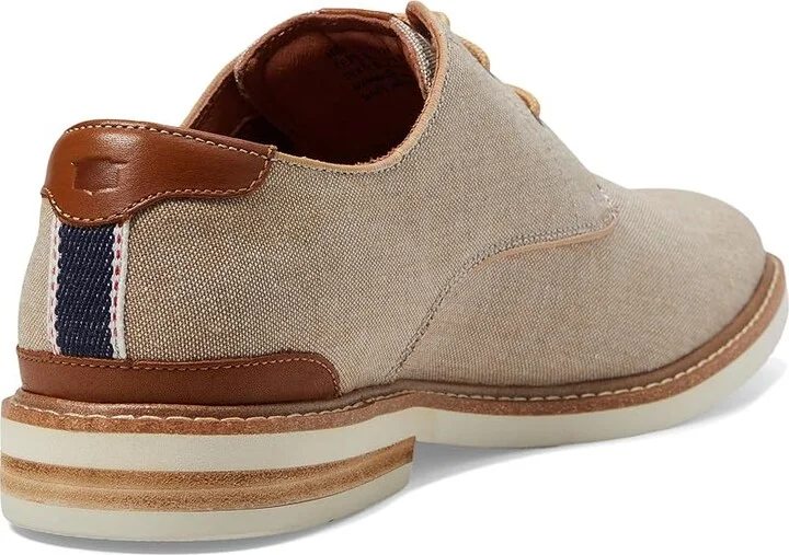 Florsheim Highland Canvas Plain Toe Oxford Men's Shoes Sand Canvas/White Sole : 8 M (D) - Image 5
