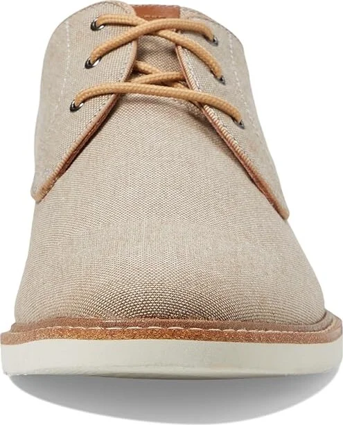 Florsheim Highland Canvas Plain Toe Oxford Men's Shoes Sand Canvas/White Sole : 8 M (D) - Image 6