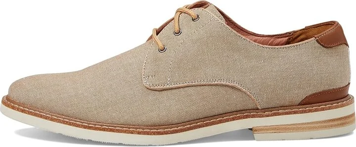 Florsheim Highland Canvas Plain Toe Oxford Men's Shoes Sand Canvas/White Sole : 8 M (D) - Image 7