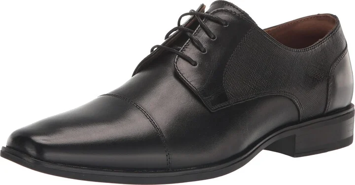 Florsheim Jackson Cap Toe Oxford Formal Shoe for Men - Leather Upper with Man-Made Lining