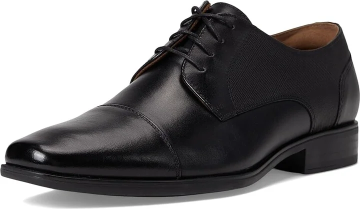 Florsheim Jackson Cap Toe Oxford Men's Shoes Black : 8 M (D), Leather - Image 5