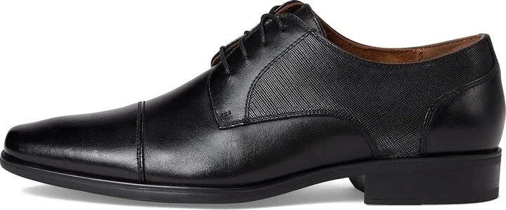 Florsheim Jackson Cap Toe Oxford Men's Shoes Black : 8 M (D), Leather - Image 6