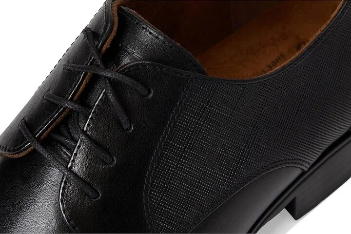 Florsheim Jackson Cap Toe Oxford Men's Shoes Black : 8 M (D), Leather - Image 7
