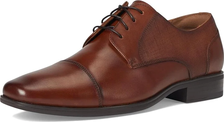Florsheim Jackson Cap Toe Oxford Men's Shoes Cognac : 8 M (D), Leather - Image 5