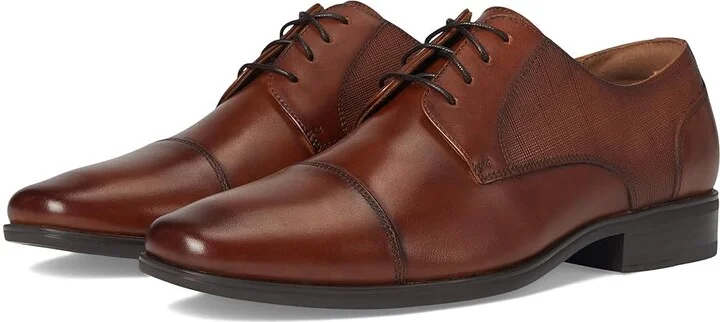 Florsheim Jackson Cap Toe Oxford Men's Shoes Cognac : 8 M (D), Leather