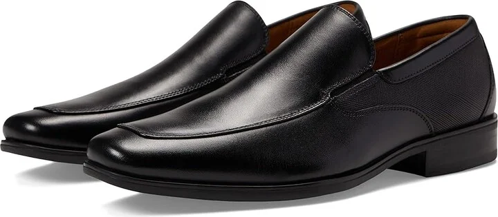 Florsheim Jackson Moc Toe Venetian Men's Shoes Black : 10 M (D), Leather