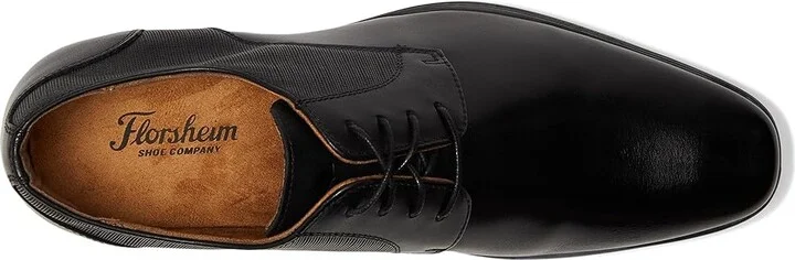 Florsheim Jackson Plain Toe Oxford Men's Shoes Black : 8 M (D), Leather - Image 2