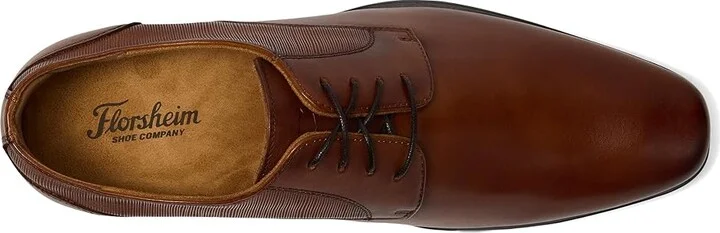 Florsheim Jackson Plain Toe Oxford Men's Shoes Cognac : 8 M (D), Leather - Image 2