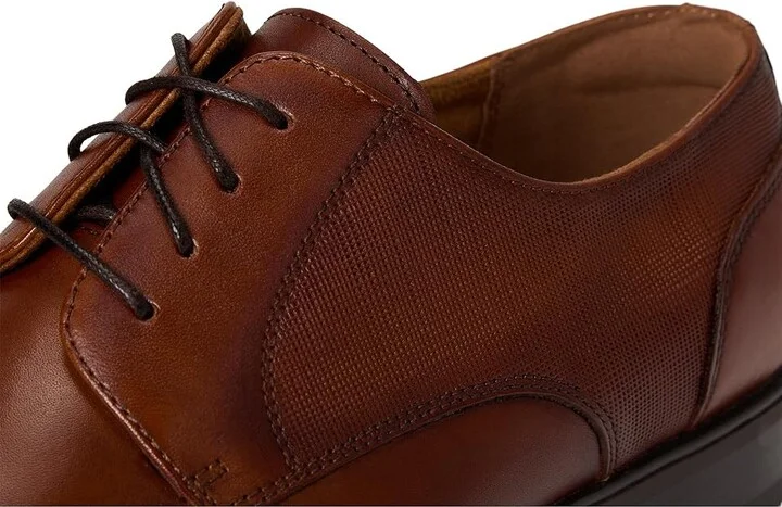 Florsheim Jackson Plain Toe Oxford Men's Shoes Cognac : 8 M (D), Leather - Image 7