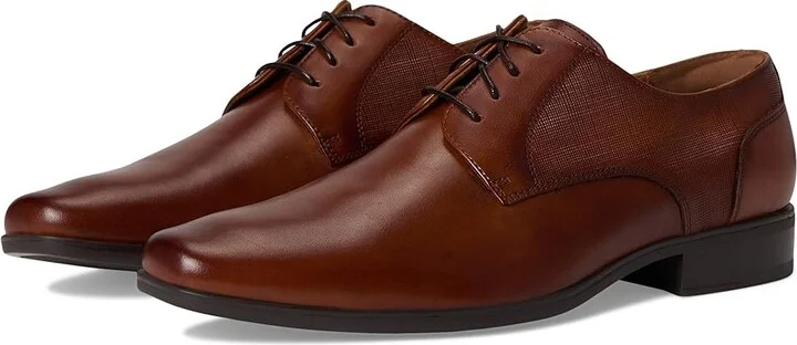 Florsheim Jackson Plain Toe Oxford Men's Shoes Cognac : 8 M (D), Leather