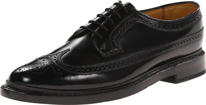 Florsheim Kenmoor Wingtip Oxford Heritage Calf Black 6 3E